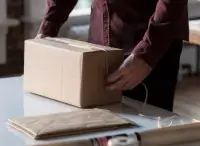 photo of a parcel prepared for free shipping