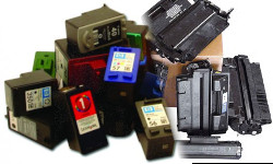 Used toner and ink cartridges